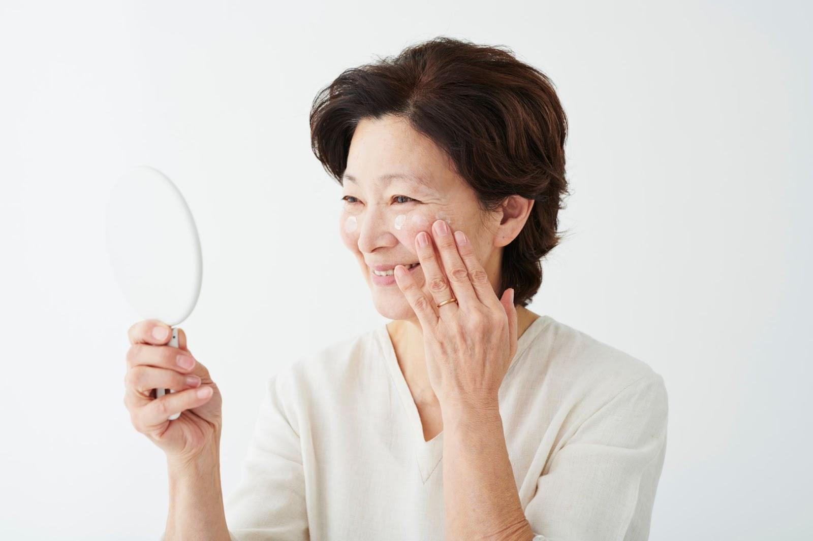 肌に表れるエクソソームの若返り効果